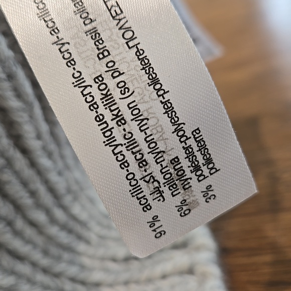 Zara Gray Embroidered Oversized Sweater - Picture 14 of 15